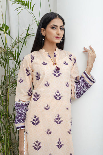 Bonanza Satrangi Peach Lawn Suit Rsk222p16 Eid Pret 2022 Online Shopping